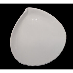 Vietri Italy Lastra White Large 13" Oval Bowl Vegetable Bright White Serving